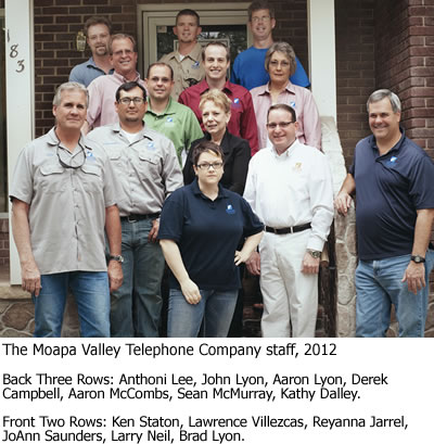 Moapa Valley Telephone Company Staff